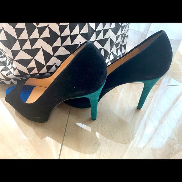 Guess Jeans Pumps Suede High Heels - Picture 10 of 10